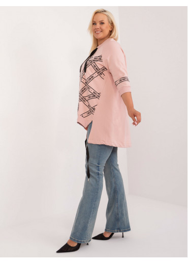Tmavopúdrovo ružová dámska tunika