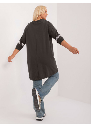 Tmavosivá dámska tunika