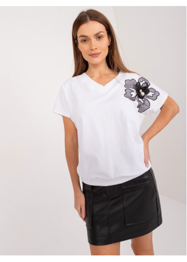 Biele dámske tričko