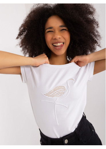 Biele dámske tričko