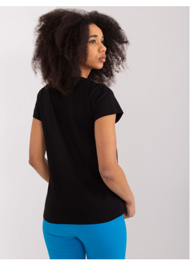 Čierne dámske tričko