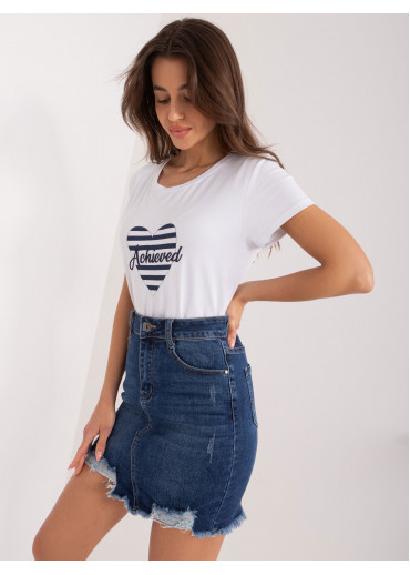 Tmavomodré dámske tričko