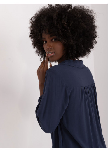 Modrá dámska blúzka