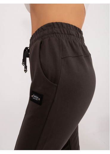 Tmavosivé dámske tepláky