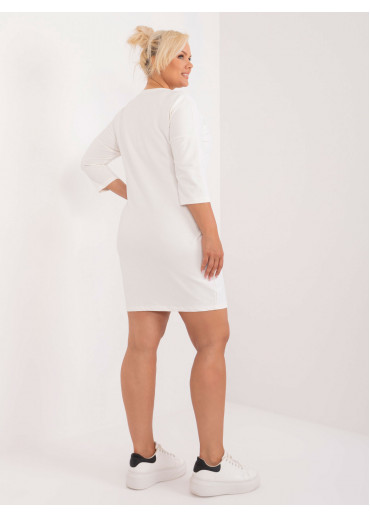 Smotanovo biela dámska tunika