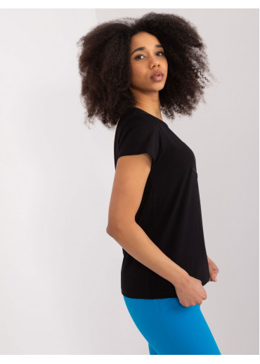Čierne dámske tričko