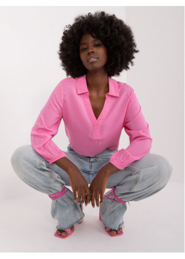 Ružová dámska blúzka