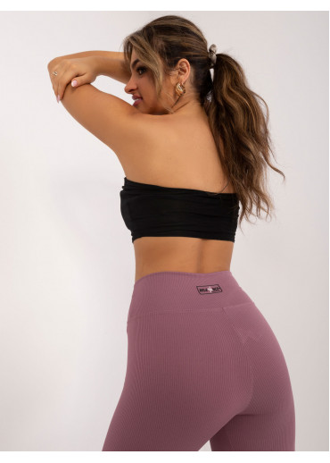 Tmavopúdrovo ružové legíny