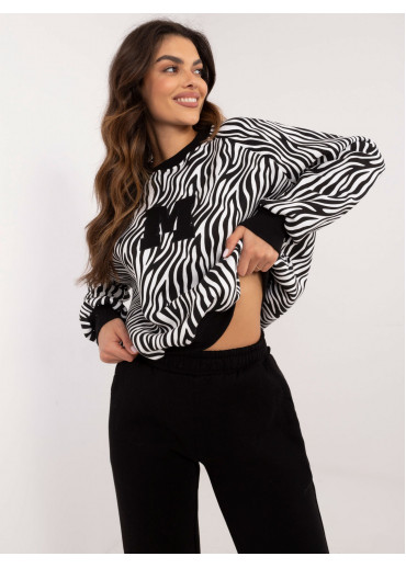 Viacfarebná tepláková súprava s hviezdou