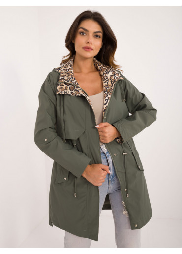 Khaki zelená dámska parka