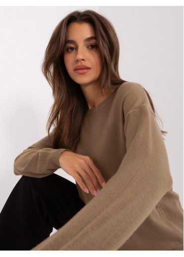 Hnedý dámsky sveter