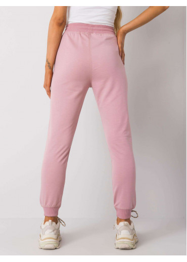 Púdrovo ružové dámske tepláky