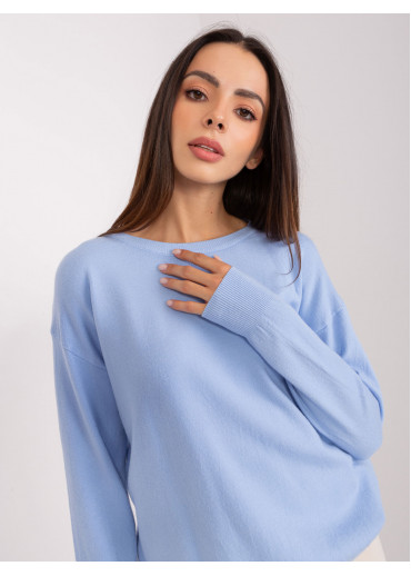 Svetlomodrý dámsky sveter