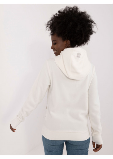 Biela dámska mikina
