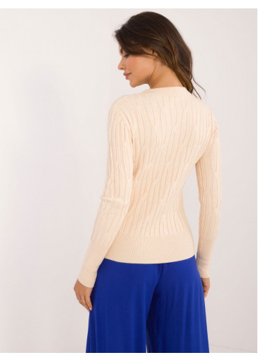 Béžovo hnedý dámsky sveter