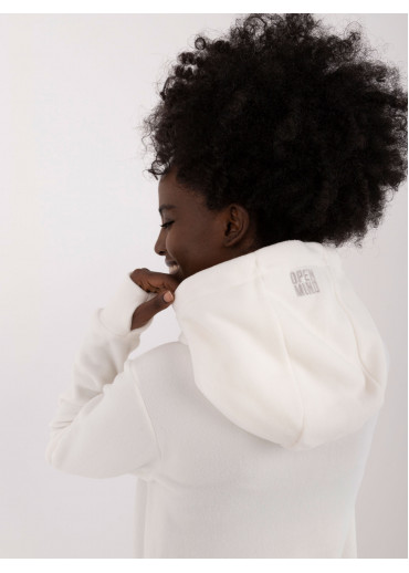 Biela dámska mikina