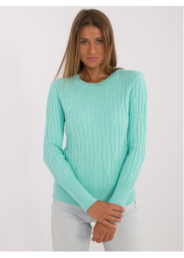 Svetlozelený dámsky sveter