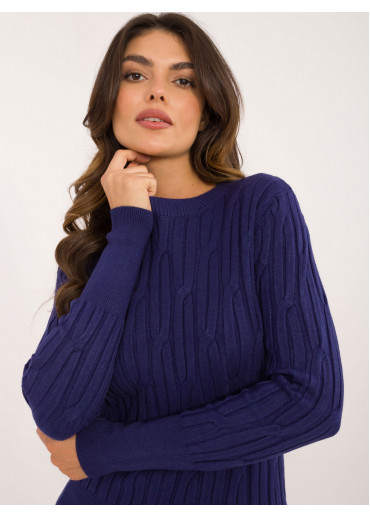 Modrý dámsky sveter