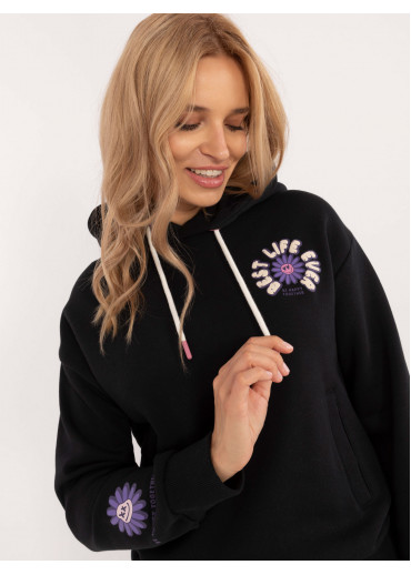 Grafitovo sivá dámska mikina