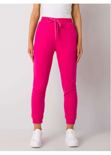 Fuchsiovo ružové dámske tepláky