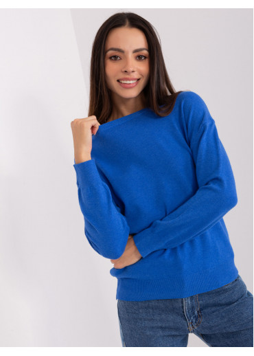 Modrý dámsky sveter