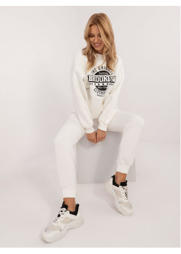 Smotanovo biele dámske tepláky