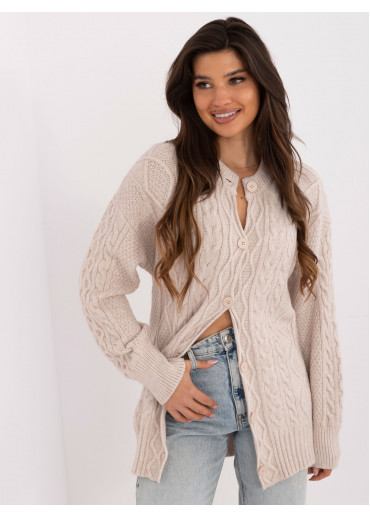 Béžovo hnedý dámsky sveter