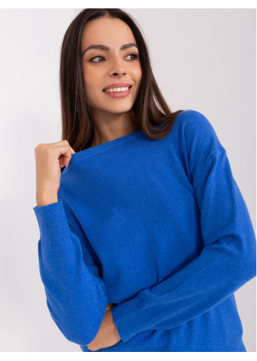 Modrý dámsky sveter
