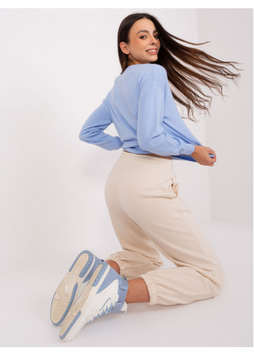 Svetlomodrý dámsky sveter