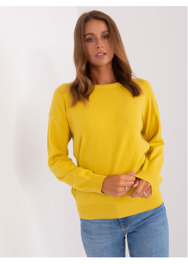 Žltý dámsky sveter