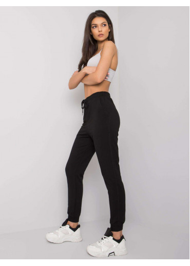 Čierne dámske tepláky