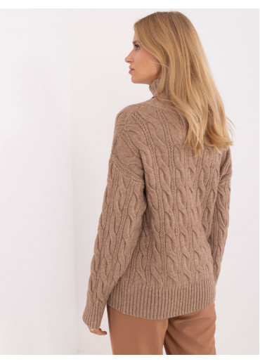 Tmavohnedý dámsky rolák