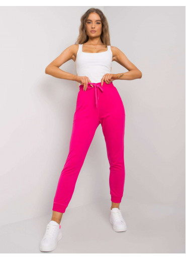 Fuchsiovo ružové dámske tepláky