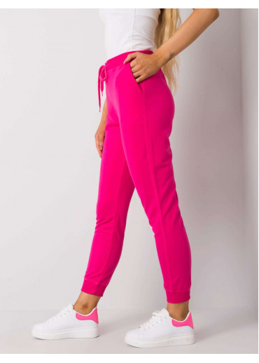 Fuchsiovo ružové dámske tepláky