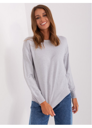 Svetlosivý dámsky sveter