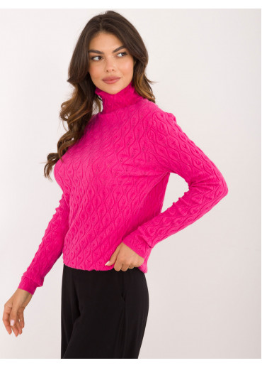 Fuchsiovo ružový dámsky rolák