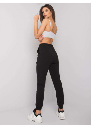 Čierne dámske tepláky