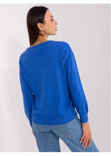 Modrý dámsky sveter