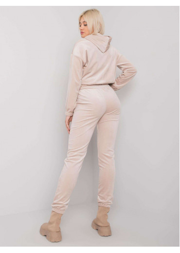 Béžovo hnedá tepláková súprava