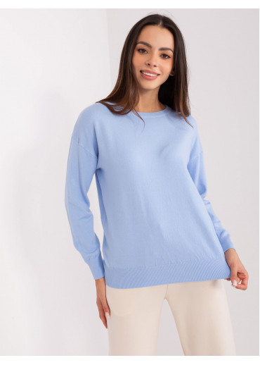 Svetlomodrý dámsky sveter