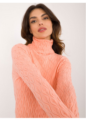 Broskyňovo ružový dámsky rolák