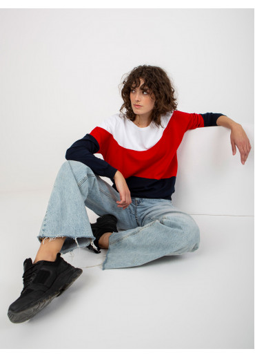 Viacfarebná dámska mikina