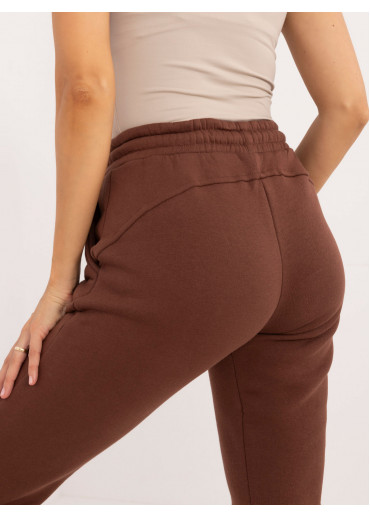 Tmavohnedé dámske tepláky