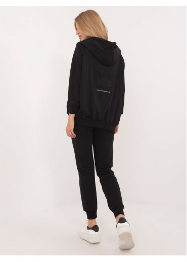 Čierna tepláková súprava