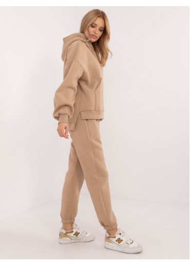 Béžovo hnedá tepláková súprava