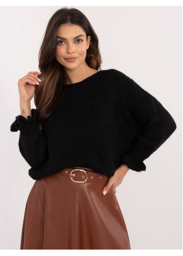 Čierny dámsky sveter