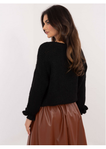 Čierny dámsky sveter