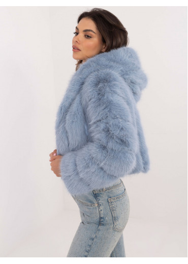 Svetlomodrá krátka bunda