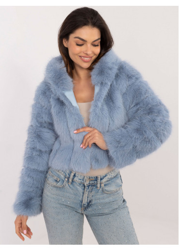 Svetlomodrá krátka bunda