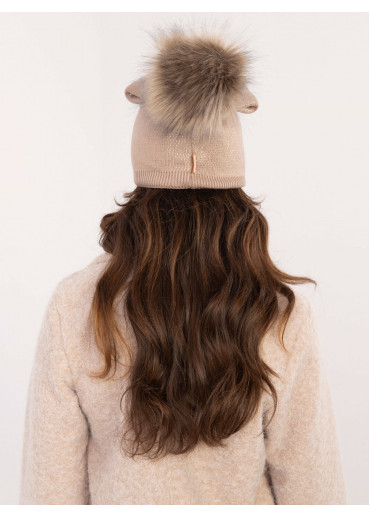 Béžovo hnedá čiapka